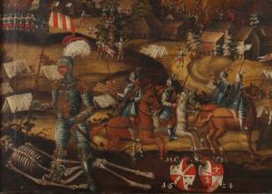 Die Sprengung der Godesburg am 17.12.1583  (Ausschnitt), Inv. Nr. 0160-2012 © Bayerisches Armeemuseum