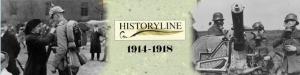 Kollage aus Titelbild "Historyline 1914-1918 (Blue Byte, 1993) sowie freien zeitgenössischen Fotografien aus dem ersten Weltkrieg (Kollage: Piasecki)