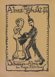 Abb. 1: AAlmanach der "Bösen Buben" [1917/18], Rückseite des Titelblatts