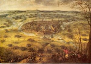 Gemälde "Die Einnahme der Stadt Neunburg am Walde, 18. bis 21. März 1641" von Pieter Snayers (Quelle: commons.wikimedia.org, public domain) Gemälde "Die Einnahme der Stadt Neunburg am Walde, 18. bis 21. März 1641" von Pieter Snayers (Quelle: commons.wikimedia.org, public domain)