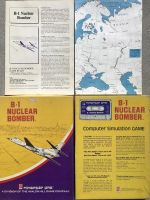 Abb. 5: B-1 Nuclear Bomber versetzte den Spieler in die Rolle des Piloten eines Interkontinentalbombers und lieferte sogar Kartenmaterial. B1 Nuclear Bomber, Avalon Hill 1980: Der nukleare Vergeltungsschlag gegen die Sowjetunion als Spielziel (Bild: Piasecki)