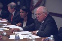 Cheney, Rice, 9/11/2001, National Archives, Vice Presidential Records of the Photography Office