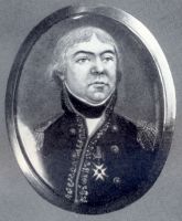 Das Bild zeigt den Obersten Theobald von Hügel, ersten Kommandeur des Regiments